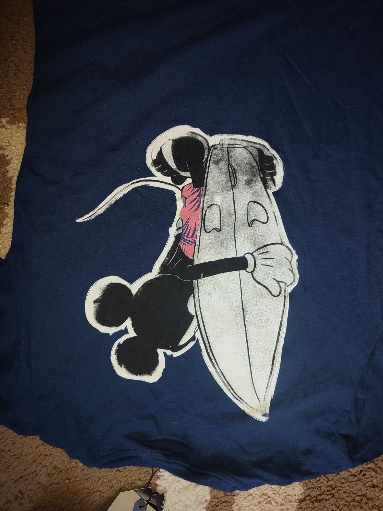 Koszulka t-shirt Mickey Zara r.140