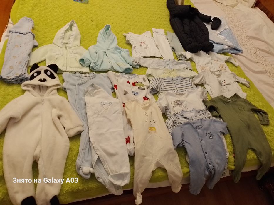 Дитячий одяг 0-3 місяці пакетом 32 речі