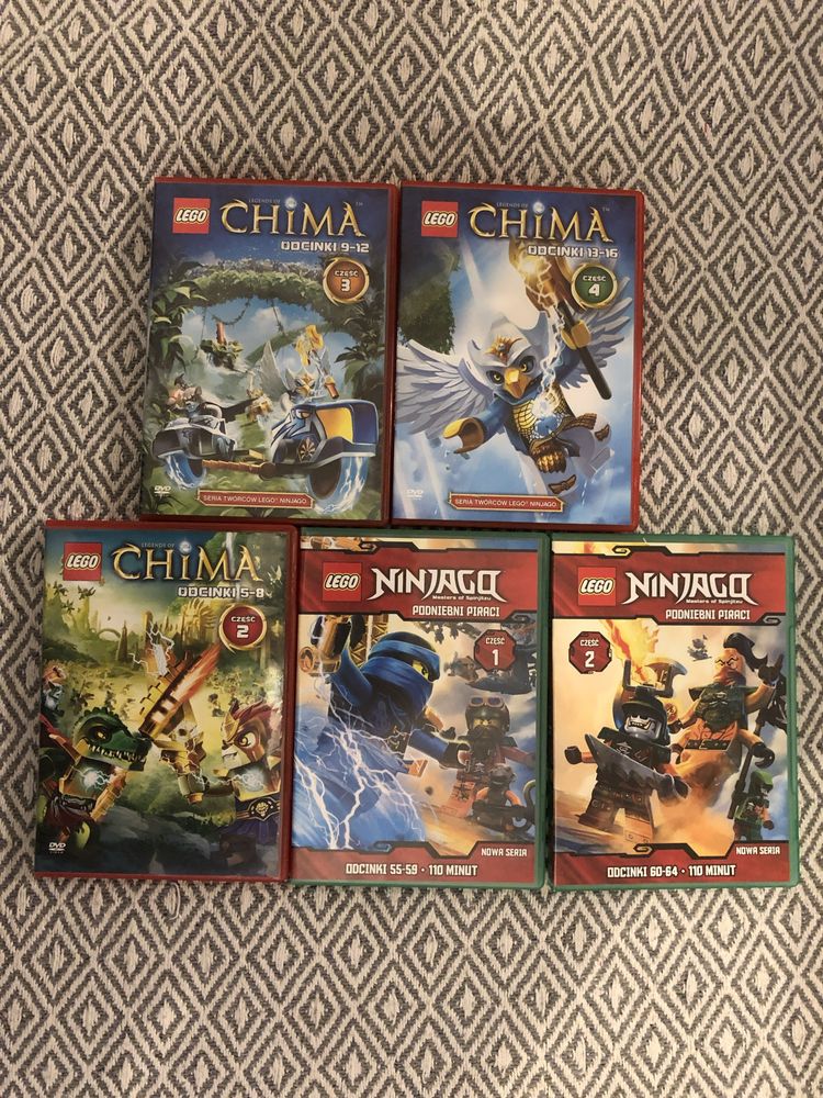 LEGO płyty DVD zestaw 5 płyt