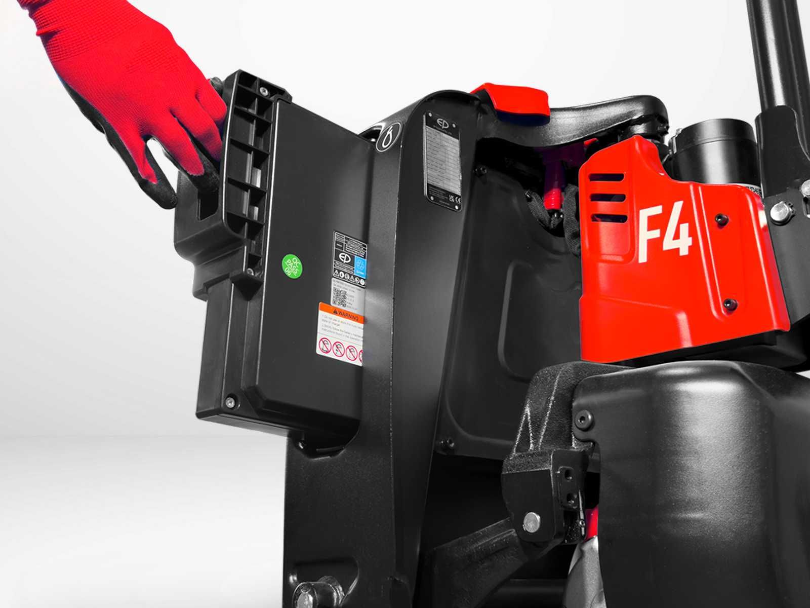 SZEROKI i KRÓTKI elektryczny paleciak / wózek paletowy EP F4 (1000 mm)