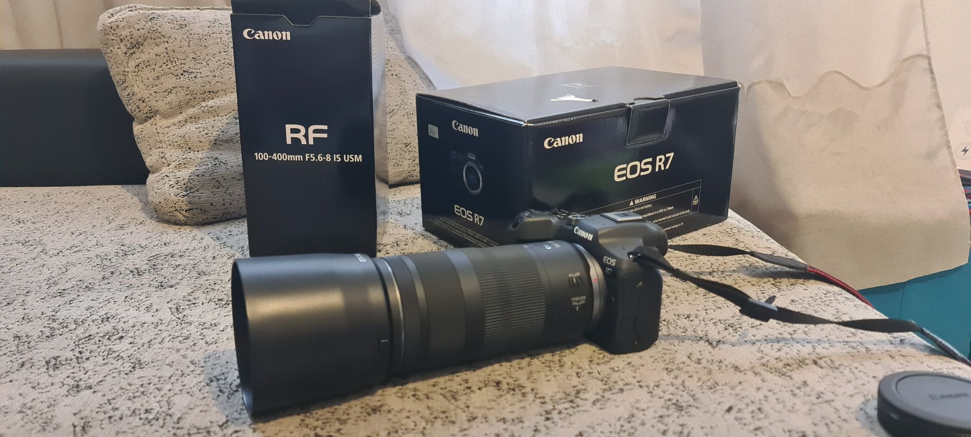 Canon r7 como nova + objectiva RF 100-400mm f5.6-8 usm