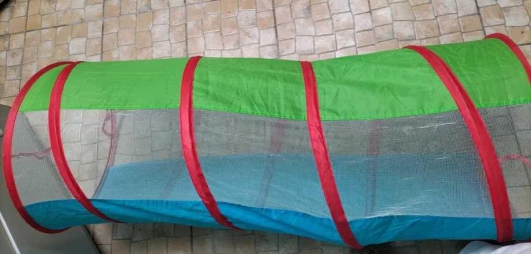 Tendas túnel e saco de bolas