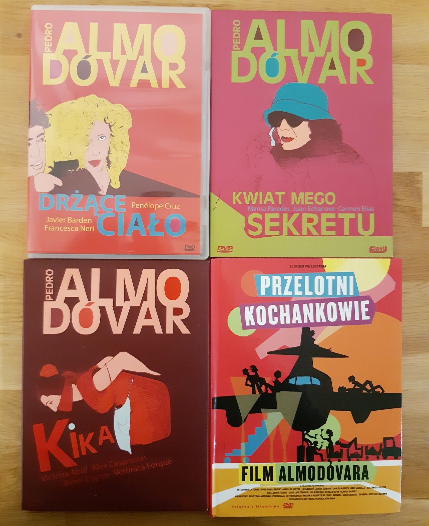 Kolekcja filmów na DVD - Almodovar