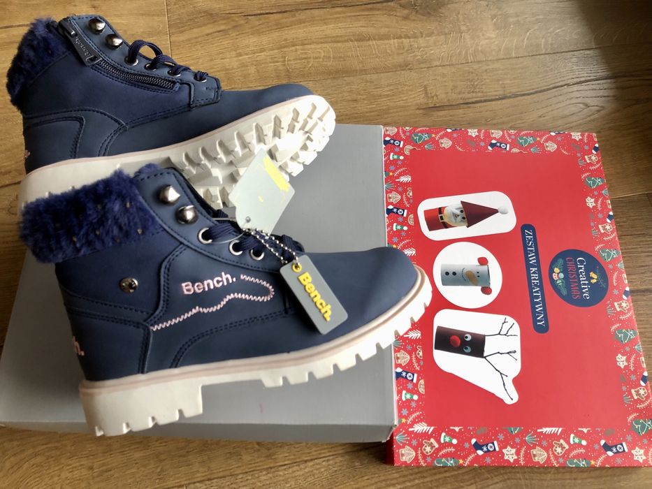 Bench ocieplane kozaczki r.31, gratis zestaw kreatywny