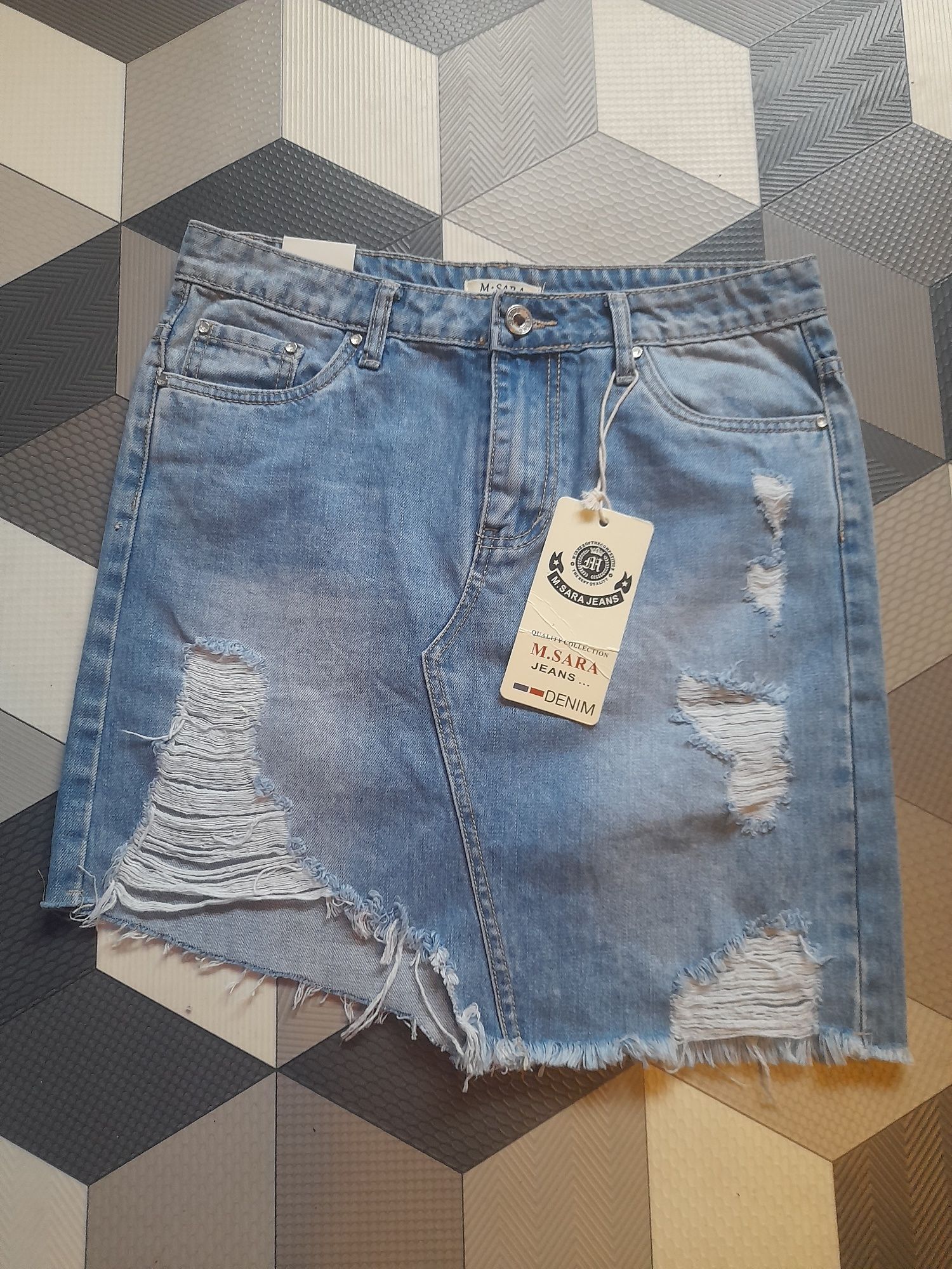 Nowa spódnica jeans M.sara roz M