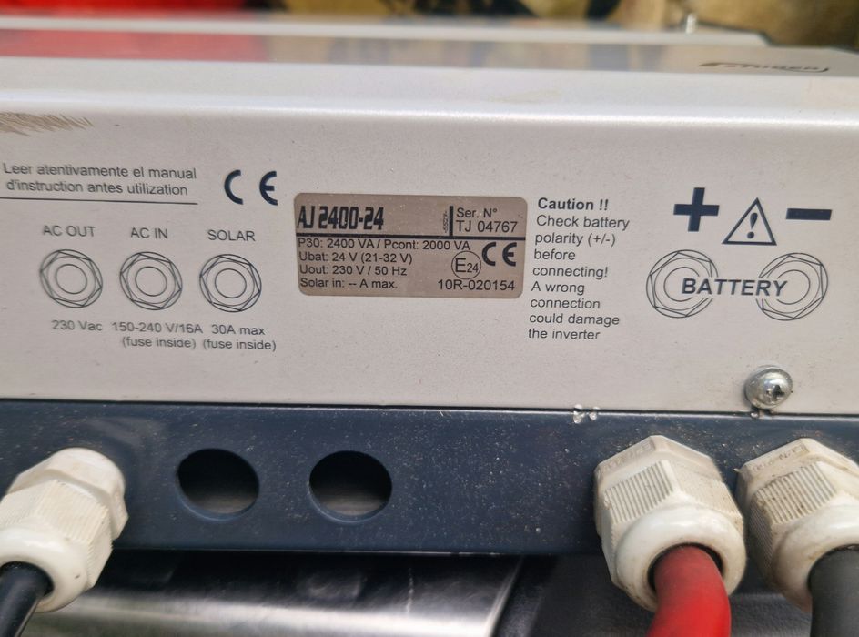 ИНВЕРТОР STUDER AJ 2400 24
​Общие характерис