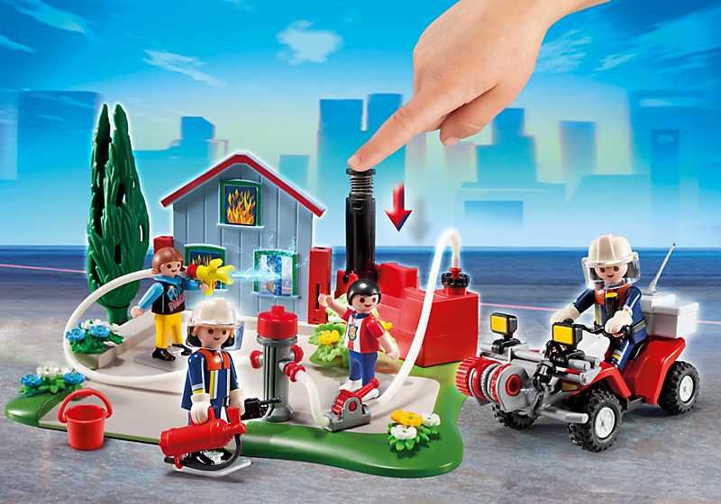 PLAYMOBIL City Action Strażacy w akcji + Quad 5169 NOWY 82 elem