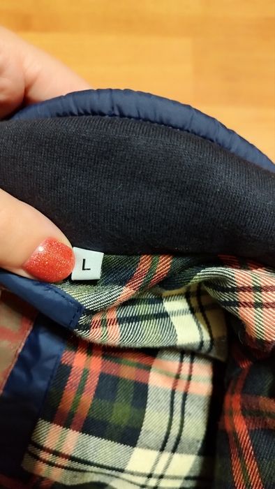 Мужской синий пуховой жилет CAMP DAVID, L