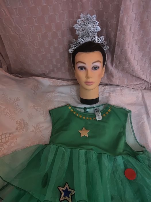 Strój przebranie sukienka choinka święta Mikołaj Boże Narodzenie M/L