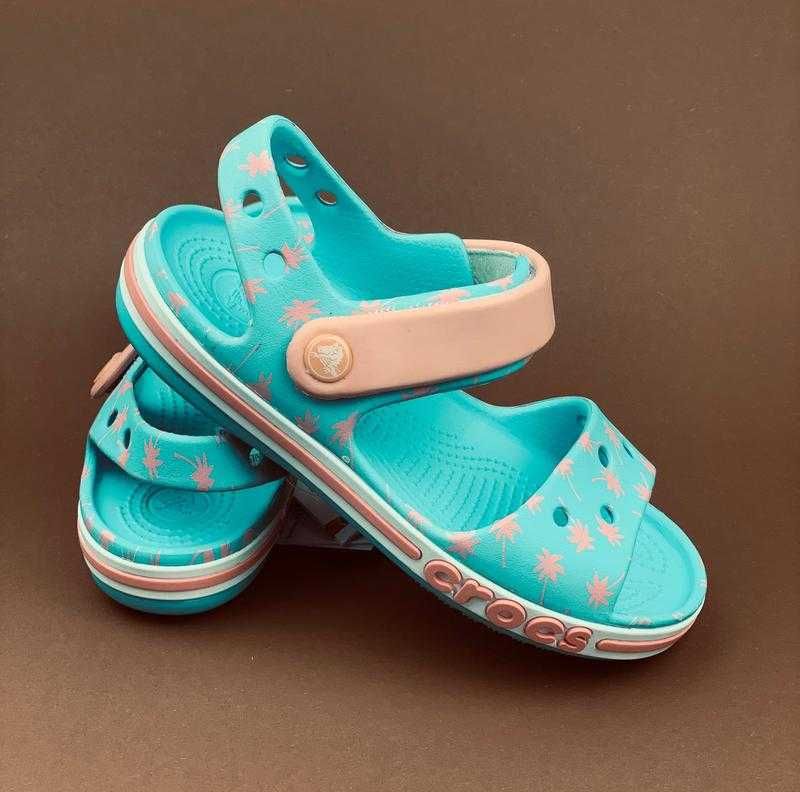 Crocs Crocband Sandal Barely Pink детские сандали оригинал С7-J3
