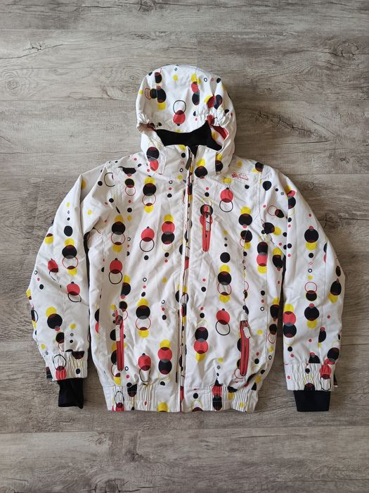 Biała kurtka zimowa narciarska Brunotti