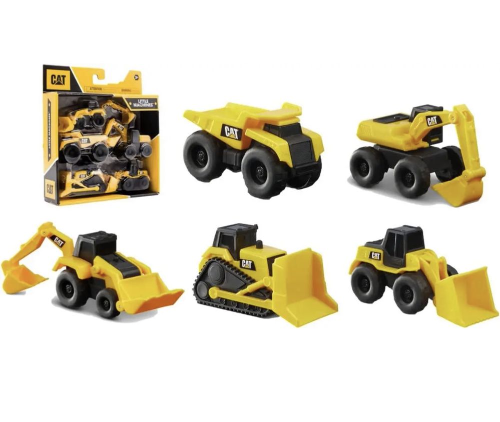 Набір 5 машинок Cat Construction Little Machines 5 Pack