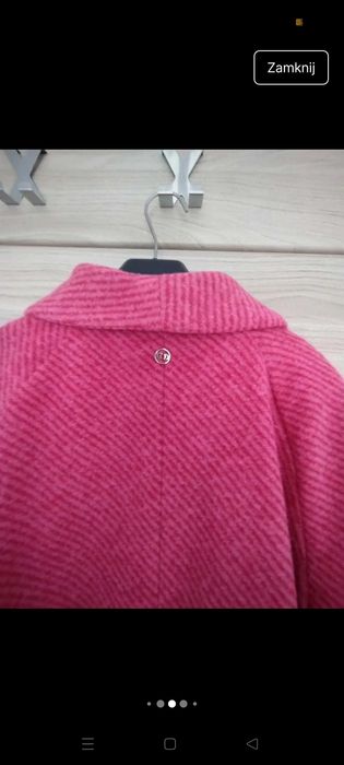 Nowy płaszcz damski z domieszką wełny Orsay L