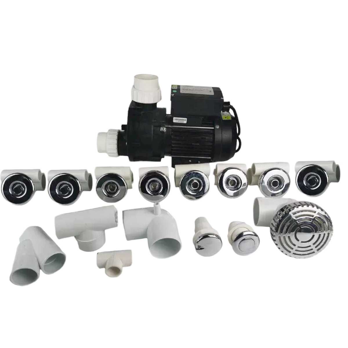Zestaw Hydromasażu 8 dysz NIERDZEWNYCH  jacuzzi bali 1100W PREMIUM