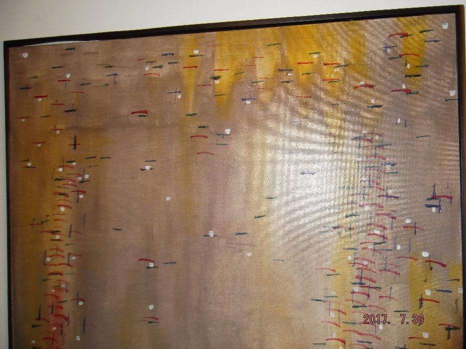 Quadro a óleo pintado, Jorge Novais, 1993 (Cruzes)