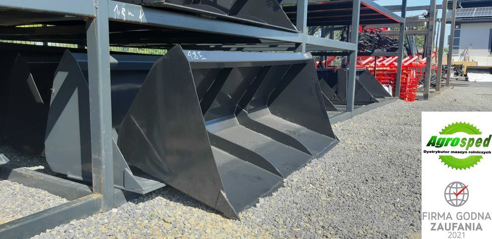 Łyżka MAGMA Szer 1,20-2,40m do ładowacza Certyfikat Sipa Euroramka