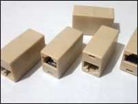 Джойнер соеденитель сгонка RJ45 UTP 5E витая пара