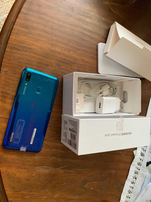Huawei P Smart 2019 + caixa + pelicula + capa