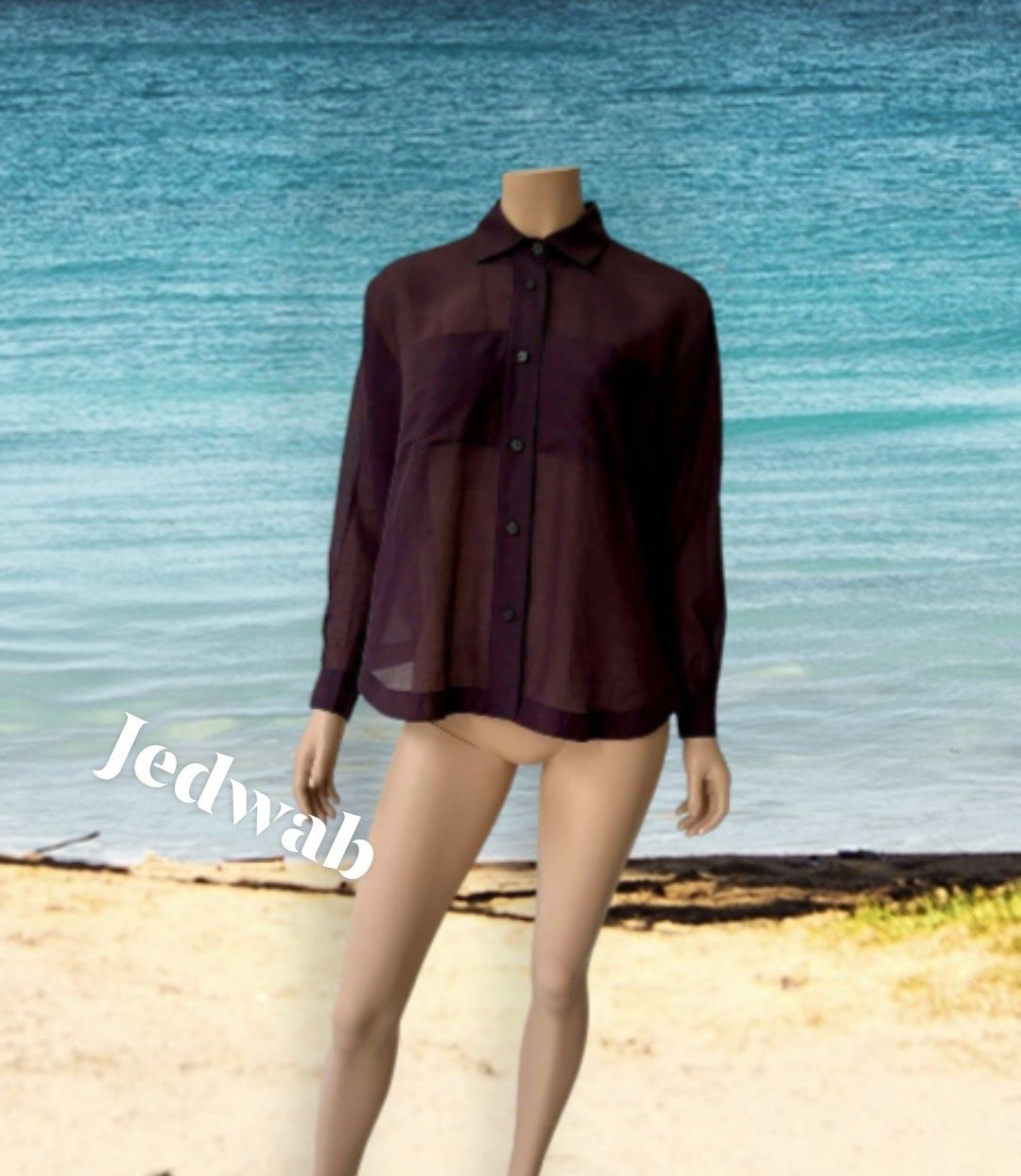 Billy Reid jedwabna koszula oversize damska  XS/M
30%Jedwab 
Rozmiar X