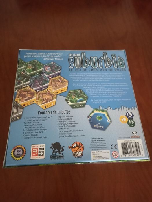 Suburbia 2nd Edition jogo de tabuleiro NOVO SELADO