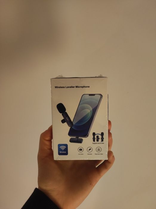 Bezprzewodowy Mikrofon Klapkowy