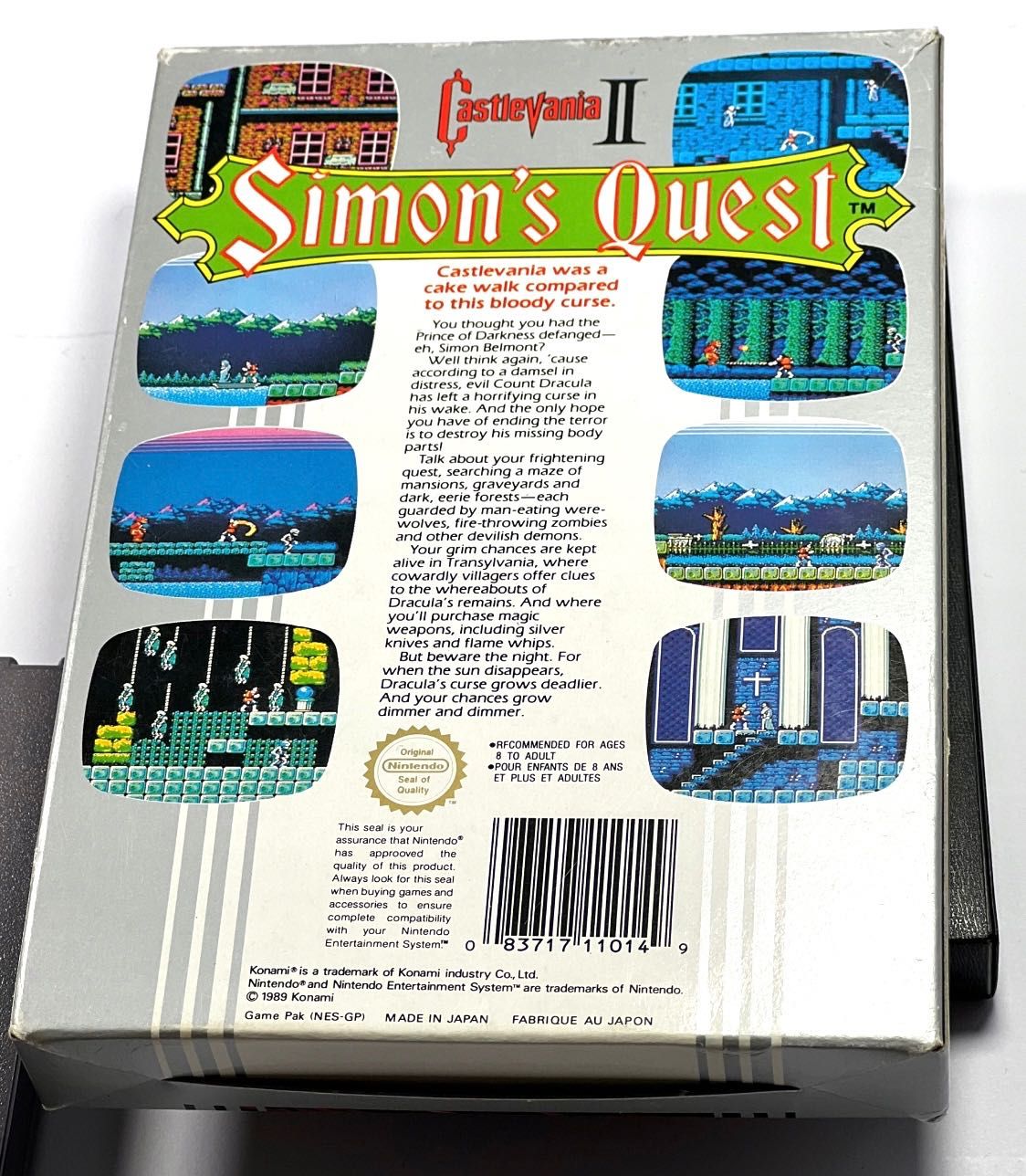 Castlevania II Simons Quest Nintendo NES