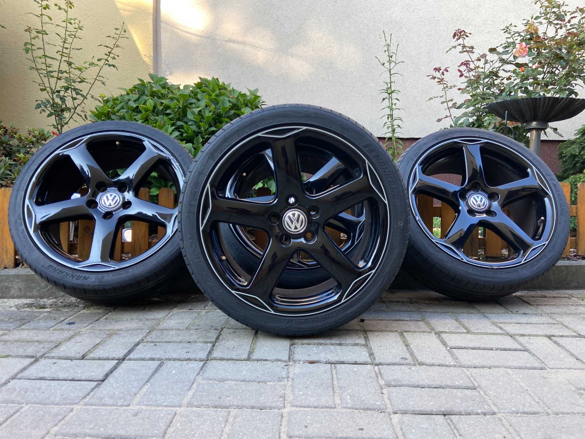 Oryginalne Felgi Golf 5 6 7 GTI Rabbit Karthoum 18 CALI 5x112 Leon