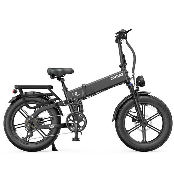 Rower elektryczny Ovivo V2 Pro - faktbike, składak, duży zasięg, kolor