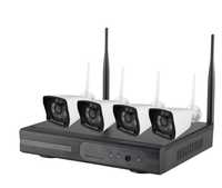 Pack Vigilância IP Wi-Fi (Grav NVR 4 Canais + 4 Camaras 1080p IR)