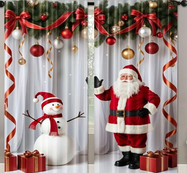 Nowa firanka świąteczna