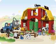 Lego Duplo Wielka Farma Gospodarstwo Ciągnik Traktor