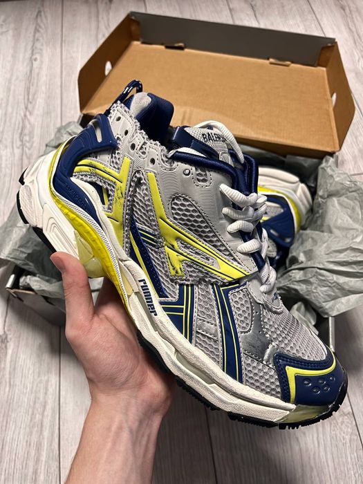 Balenciaga runner blue/yellow | баленсиага раннеры | баленси раннеры
