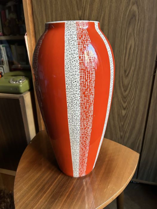 Największy PIKASIAK wazon Chodzież 44cm newlook PRL design