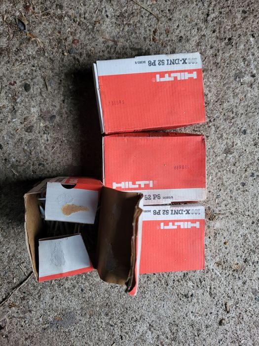 Hilti gwoździe do betonu 390szt 52 p8