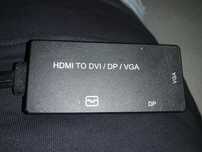 Adaptador Hdmi to dvi dp vga