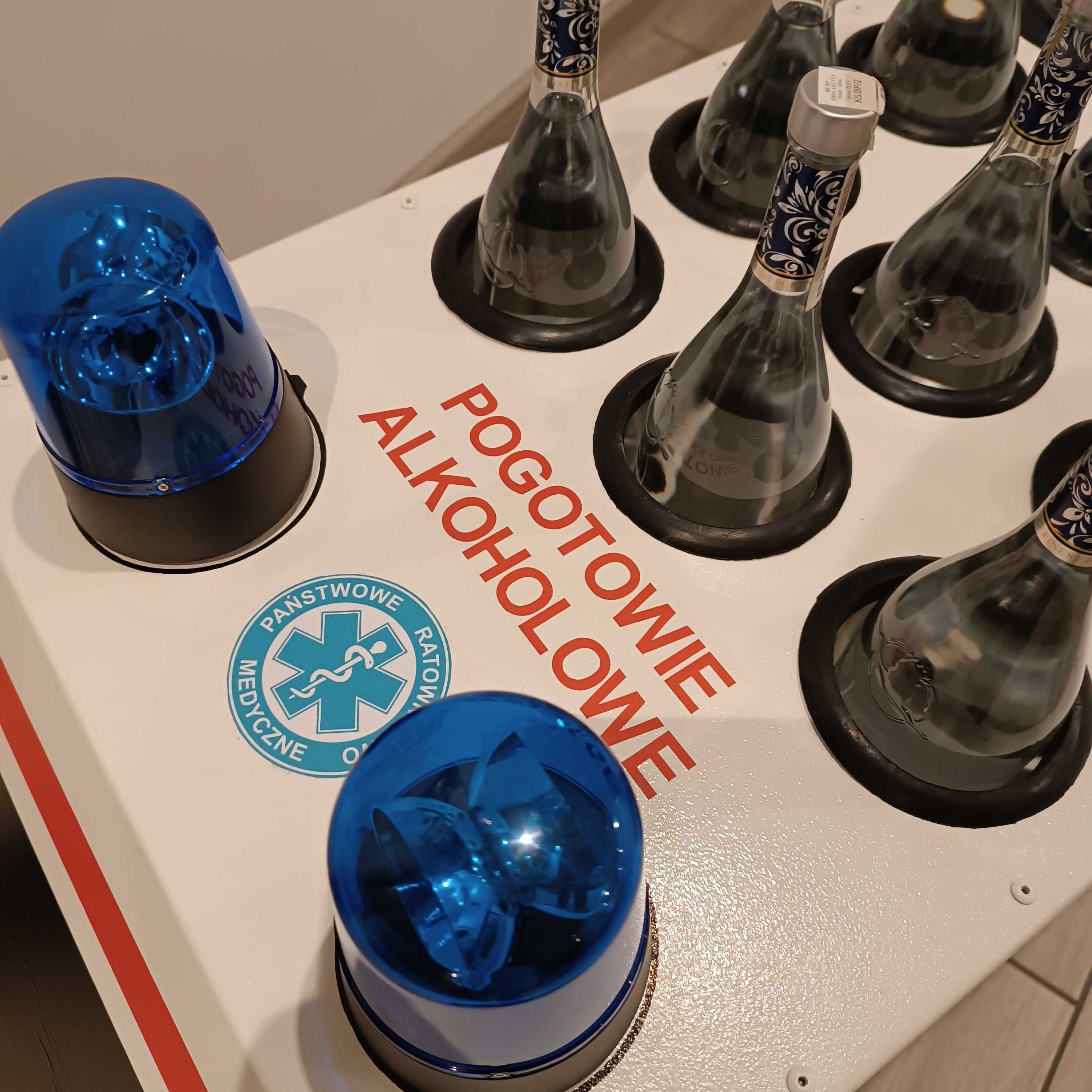 Pogotowie alkoholowe WÓDKOWÓZ wózek na wódkę wesele imprezy Ambulans