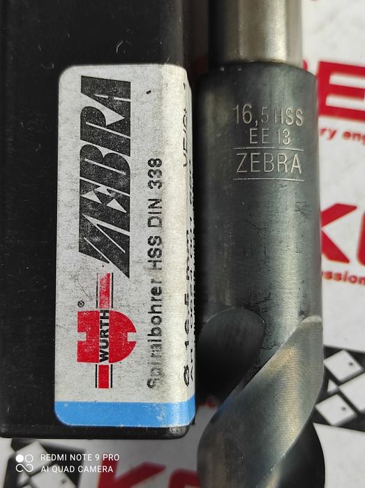 Спиральное сверло по металлу Wurth HSS-R