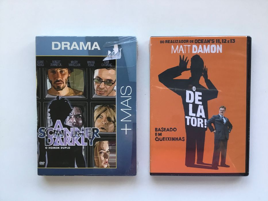 DVDs novos e selados
