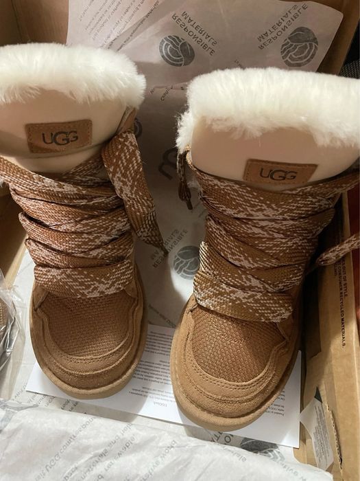 Угги Ugg Lowmel високі коричневі/бежеві/чорні