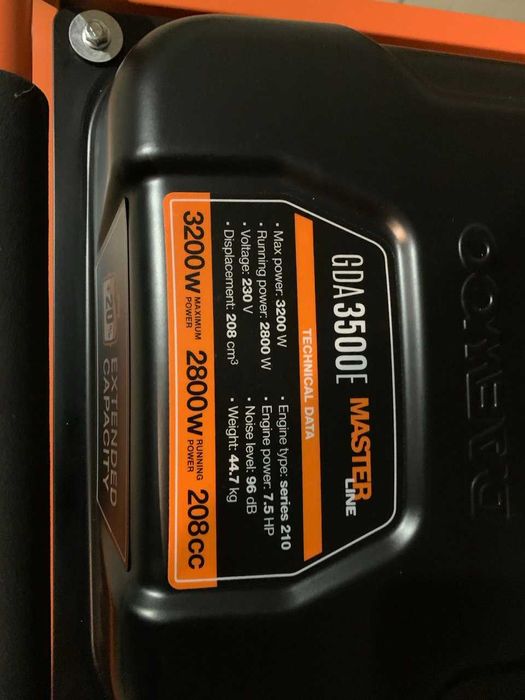 Оригінал! Генератор бензиновий DAEWOO GDA 3500 Master Line 2.8/3.2 кВт