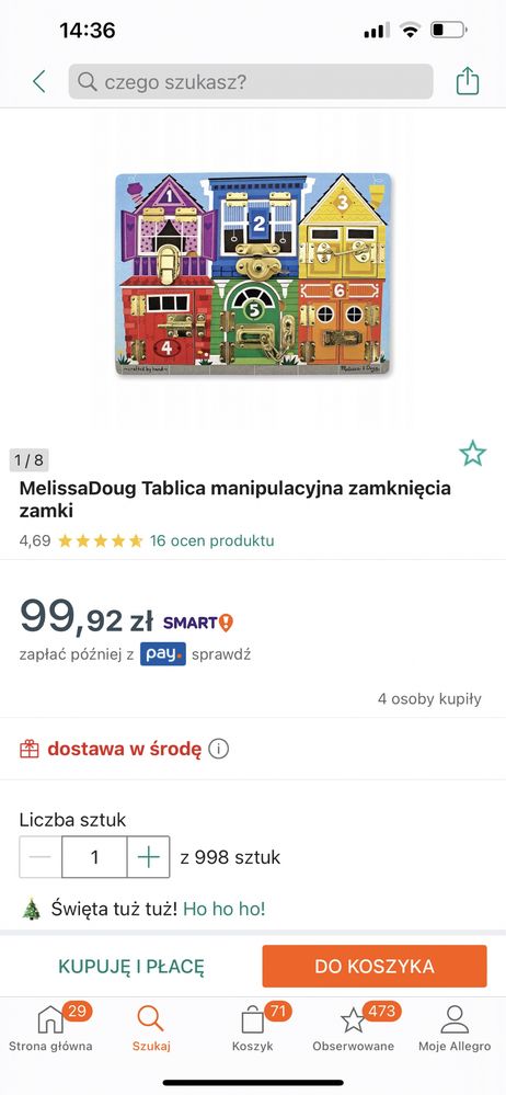 Melissa & Dough tablica zamki, zapięcia, puzzle, intrumenty muzyczne