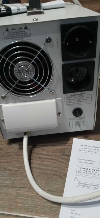 Stabilizator napięcia  avr volt Polska 5000va