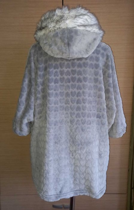 Теплий жіночий одяг для дому пончо, кофта f&f р. s-l оверсайз