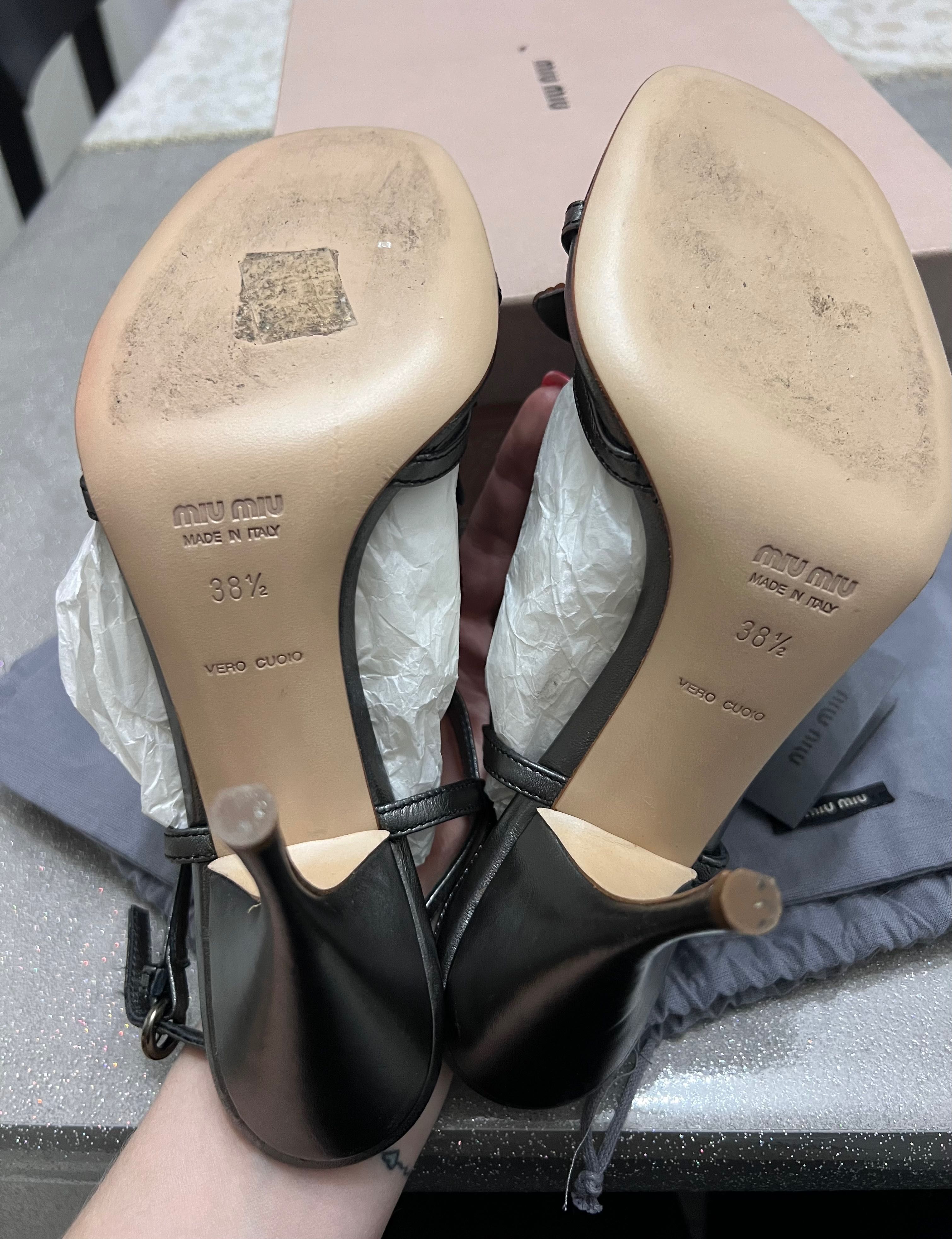 Босоніжки miu miu 38,5