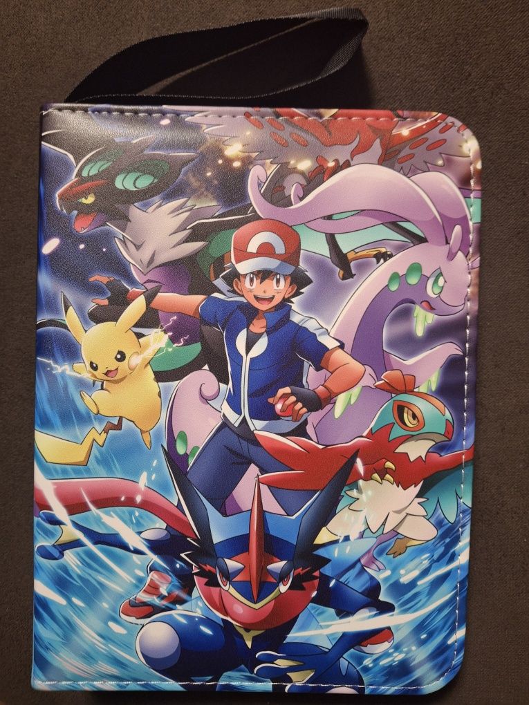 Skórzany album + karty pokemon