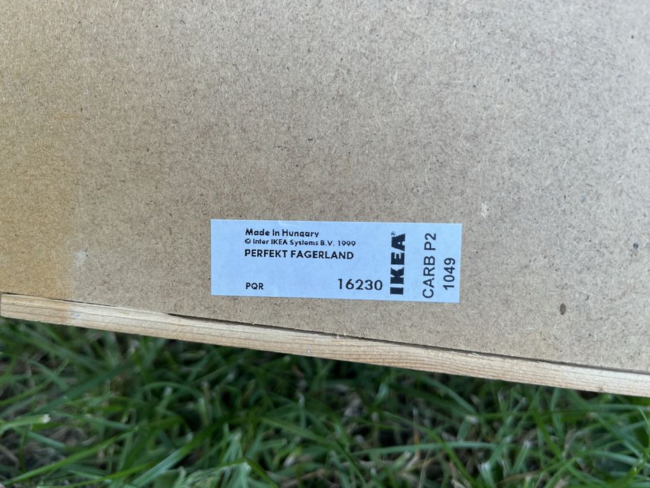 Szafka Ikea Faktum Fagerland Perfekt 20x20x70cm drewniana pełna sosna