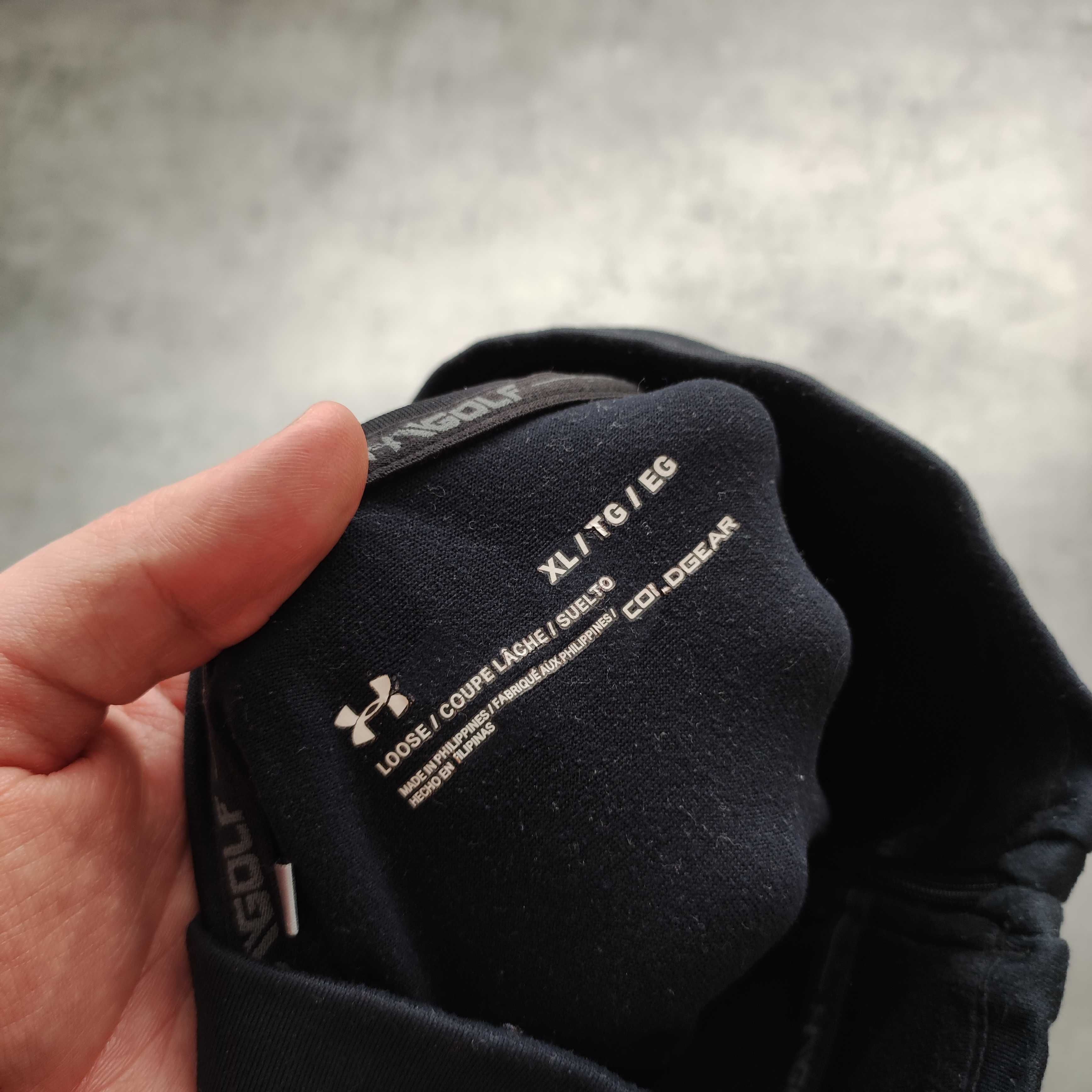 MĘSKA Bluza Suwak czarna Sportowa Under Armour Storm Thermal Gym Activ