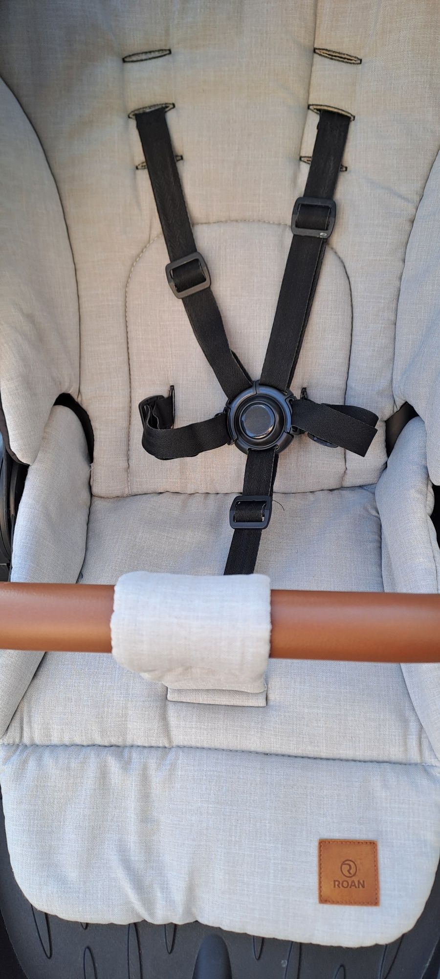 Wózek roan bloom 2w1 ivory gondola spacerówka