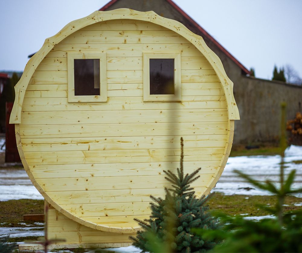 Sauna ogrodowa beczka PRODUCENT