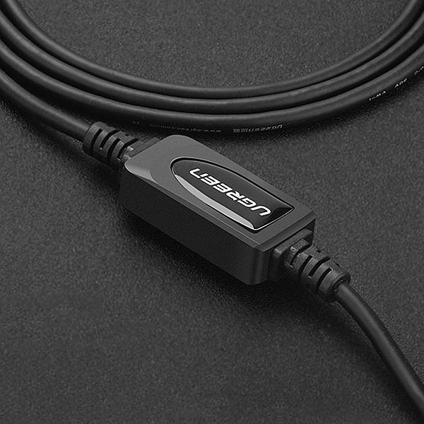 Kabel do drukarki Ugreen Us122 Usb-b Usb-a 2.0/15m - czarny